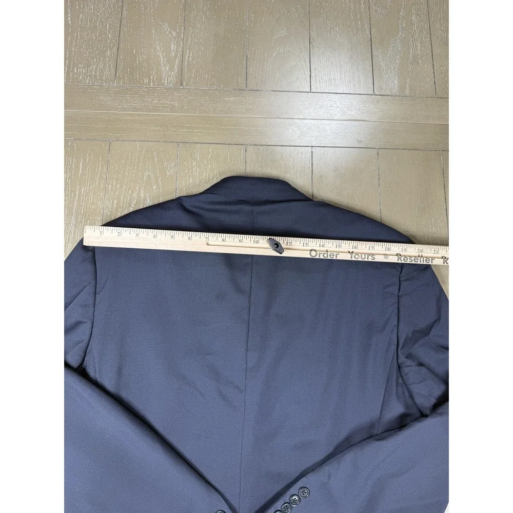Canali Blazer Mens 42R Blue Wool Classic Fit Two Button Suit Jacket‎ Made Italy